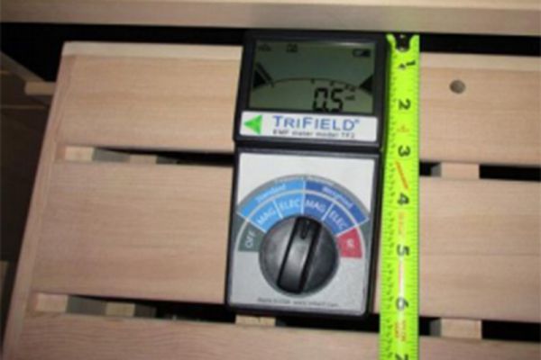 Test de rayonnement électromagnétique