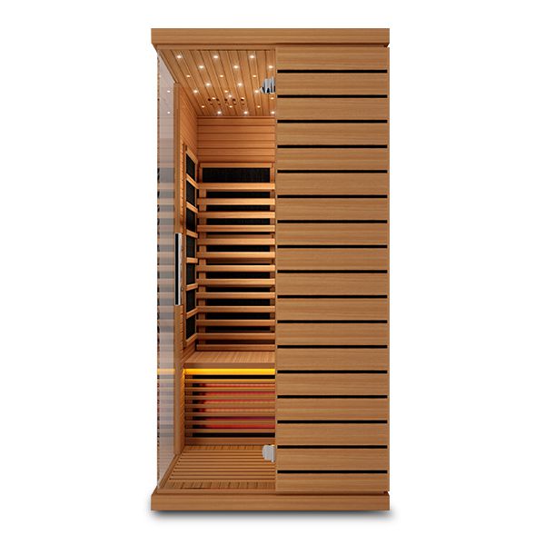 Sauna infrarouge 1 place / Sauna infrarouge pour 1 personne / Sauna infrarouge solo, DX-6113